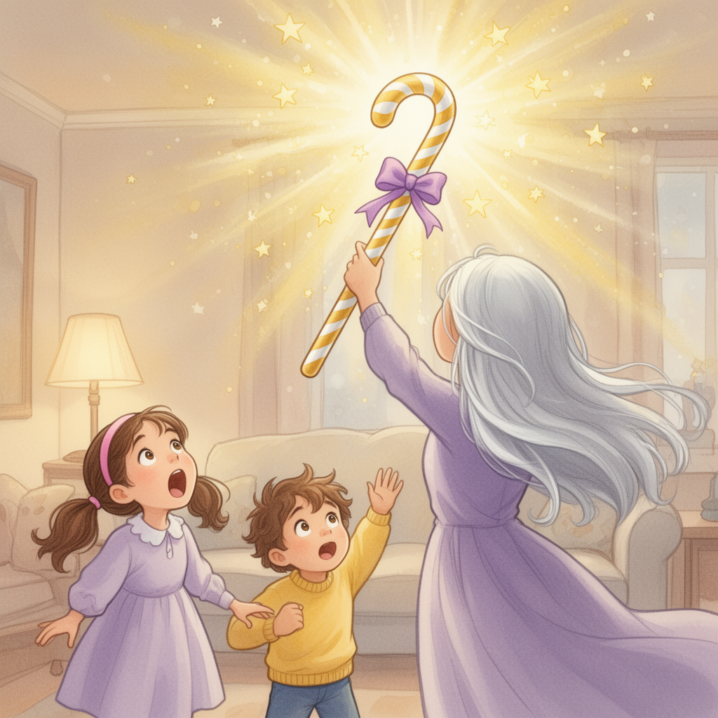 Betty waves her magic wand